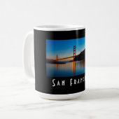Landschaftlich San Francisco Kaffeetasse (Vorderseite Links)