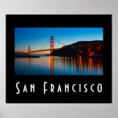 Landschaftlich San Francisco Poster (Vorne)