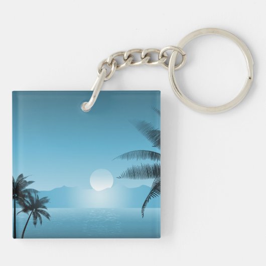 Landschaftlich Schlüsselanhänger (Rückseite)