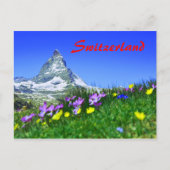 Landschaftlich Schweiz Matterhorn Postkarte (Vorderseite)