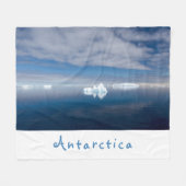 Landschaftlich schwimmendes Foto mit Text Fleecedecke (Vorderseite (Horizontal))