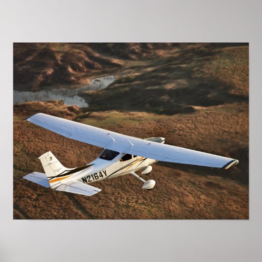 Landschaftlich Skylane Poster (Vorne)