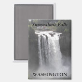 Landschaftlich Snoqualmie Falls, Washington Magnet (Vorderseite/Rückseite)
