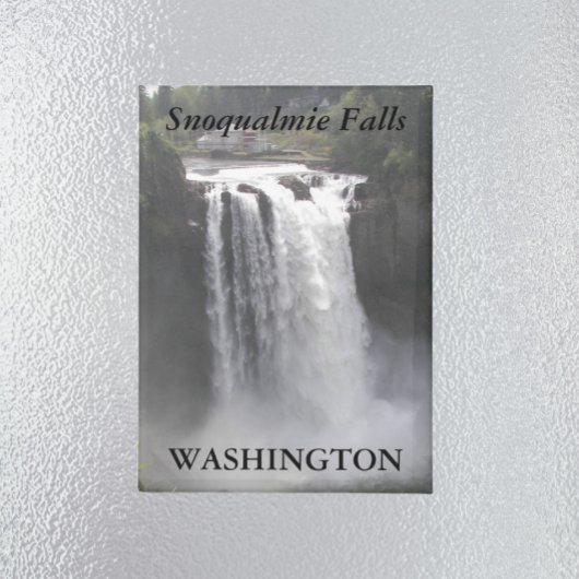 Landschaftlich Snoqualmie Falls, Washington Magnet