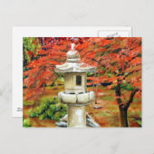 Landschaftlich St Louis Missouri Japanischer Garte Postkarte (Vorne/Hinten)