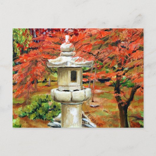 Landschaftlich St Louis Missouri Japanischer Garte Postkarte (Vorderseite)