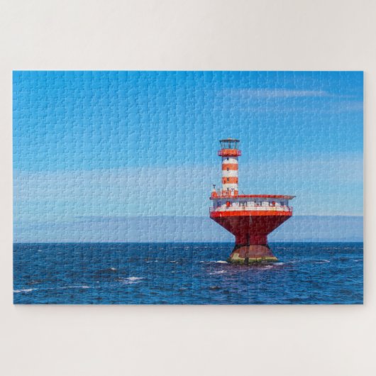 Landschaftlich Tadoussac Lighthouse, Quebec, Kanad Puzzle (Horizontal)