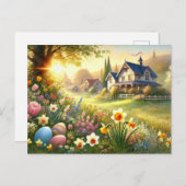 Landschaftlich thematisierte Ostern Postkarte! Postkarte (Vorne/Hinten)