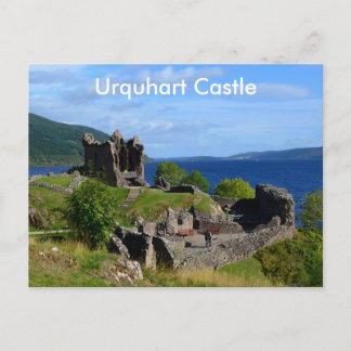 Landschaftlich Urquhart Castle Ruins Postkarte