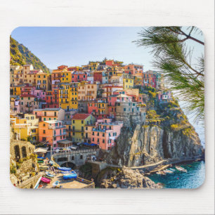 Landschaftlich Village, Cinque Terre, Ligurien, It Mousepad