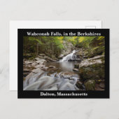 Landschaftlich Wahconah Falls Postcard - Dalton, M Postkarte (Vorne/Hinten)