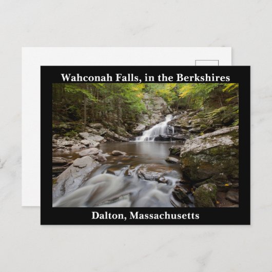 Landschaftlich Wahconah Falls Postcard - Dalton, M Postkarte (Vorne/Hinten)