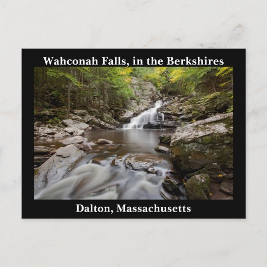Landschaftlich Wahconah Falls Postcard - Dalton, M Postkarte (Vorderseite)