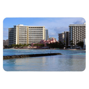 Landschaftlich Waikiki Foto Magnet