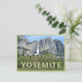 Landschaftlich Yosemite Vintag Postkarte (Stehend Vorderseite)