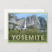 Landschaftlich Yosemite Vintag Postkarte (Vorne/Hinten)