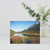Landschaftliche Alaska, gekennzeichnet Postkarte (Stehend Vorderseite)