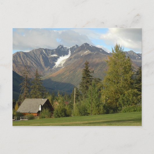 Landschaftliche Alaska-Postkarte Postkarte (Vorderseite)