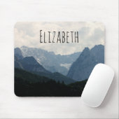 Landschaftliche Alpen Foto Mousepad (Mit Mouse)