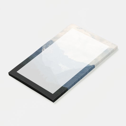 Landschaftliche Alpen Foto Post-it Klebezettel (angewinkelt)