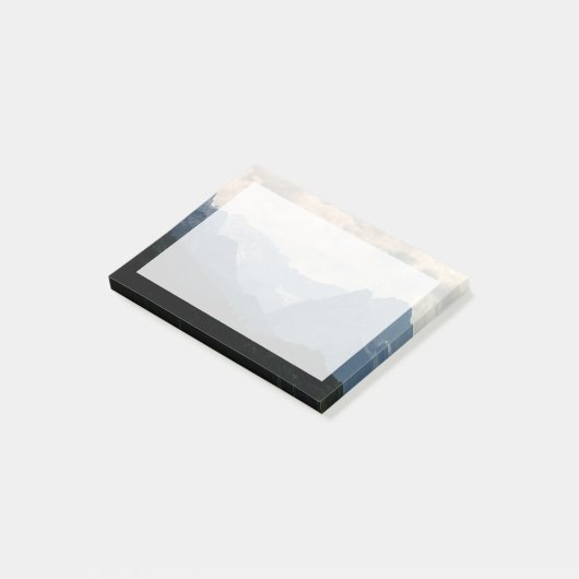 Landschaftliche Alpen Foto Post-it Klebezettel (angewinkelt)