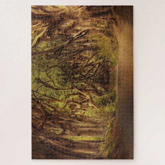 Landschaftliche Ansicht Dunkle Hecken | Wald in No Puzzle (Vertikal)