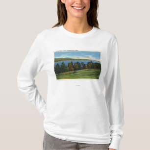 Landschaftliche Ansicht von See Cobbosseecontee T-Shirt