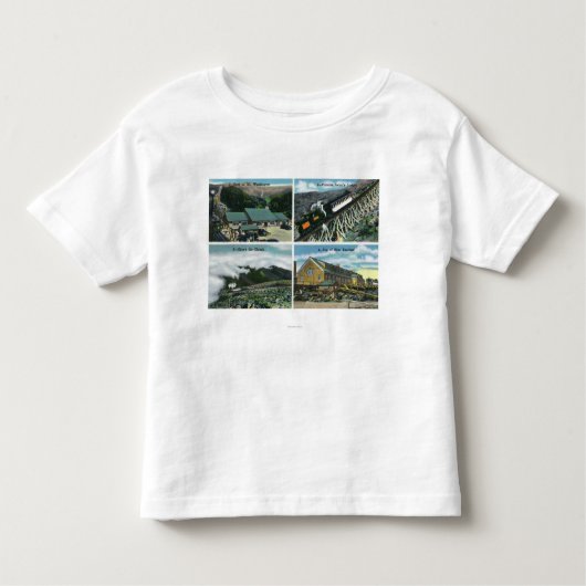 Landschaftliche Ansichten der Reise in Richtung Kleinkind T-shirt (Vorderseite)