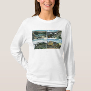 Landschaftliche Ansichten der Reise in Richtung T-Shirt