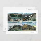 Landschaftliche Ansichten des Gipfels Postkarte (Vorne/Hinten)