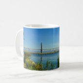Landschaftliche Arthur Ravenel Bridge Kaffee Tasse (Vorderseite Links)