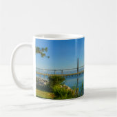 Landschaftliche Arthur Ravenel Bridge Kaffee Tasse (Links)