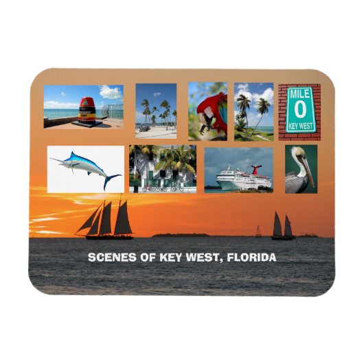 Landschaftliche Ausblicke West, Florida Magnet (Horizontal)