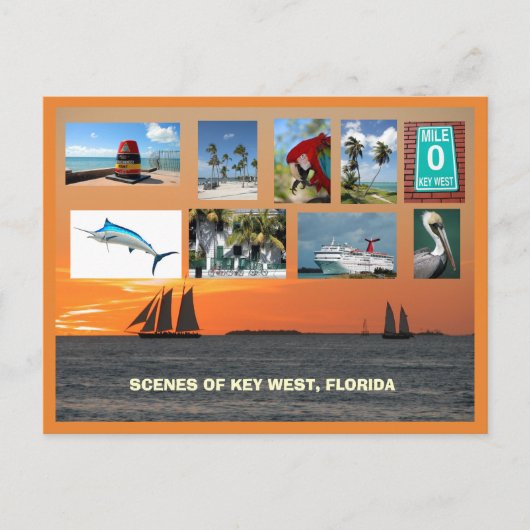 Landschaftliche Ausblicke West, Florida Postkarte (Vorderseite)