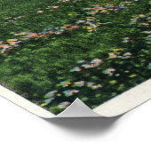 Landschaftliche Aussicht auf das Land, über die Hü Poster (Ecke)