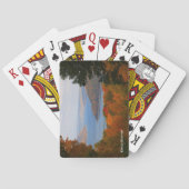 Landschaftliche Aussicht auf den Herbst mit Blick Spielkarten (Rückseite)