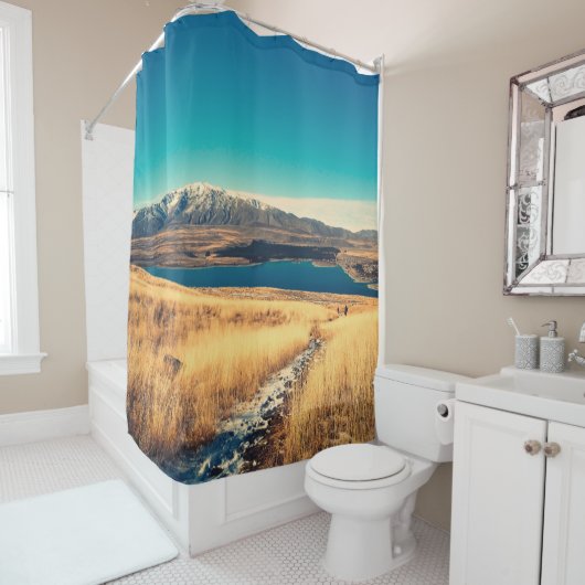 Landschaftliche Aussicht auf den John Gipfelbezirk Duschvorhang (Beispiel)