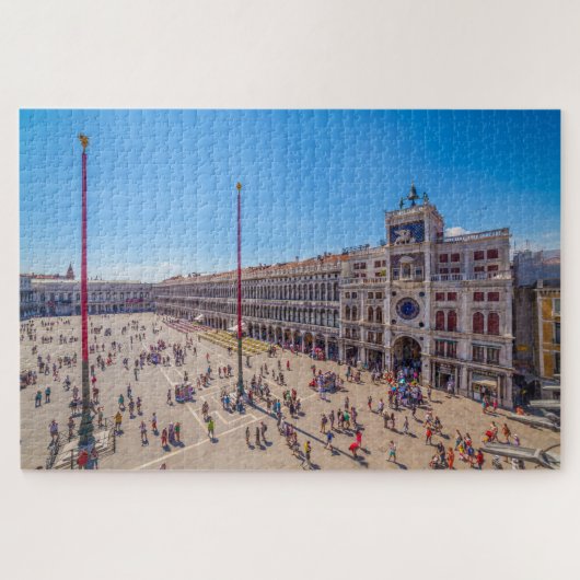 Landschaftliche Aussicht auf den San Marco Platz, Puzzle (Horizontal)