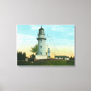 Landschaftliche Aussicht auf die Promenade des Wes Leinwanddruck