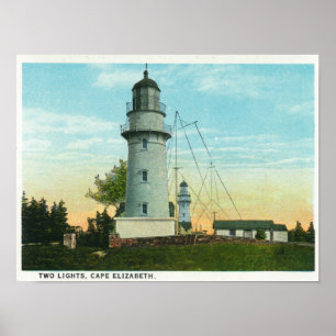 Landschaftliche Aussicht auf die Promenade des Wes Poster