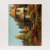 Landschaftliche Aussicht auf eine mittelalterliche Puzzle (Vertikal)