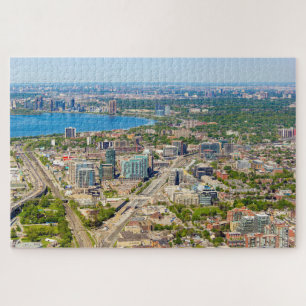 Landschaftliche Aussicht auf Toronto vom KN-Turm, Puzzle