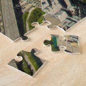 Landschaftliche Aussicht auf Toronto vom KN-Turm, Puzzle (Seite)