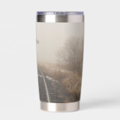 Landschaftliche Bahntrassen im ländlichen Raum Per Thermobecher (Rückseite)