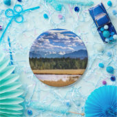 Landschaftliche Berge Alp Landschaft Pappteller (Party)