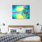 Landschaftliche Berge Leinwanddruck (Insitu (Schlafzimmer))