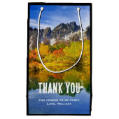 Landschaftliche Berge und See Party Vielen Dank Kleine Geschenktüte (Vorderseite)