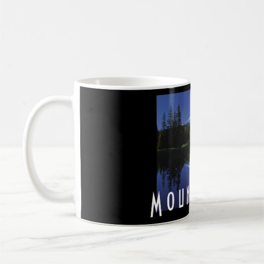 Landschaftliche Berghütte Kaffeetasse (Links)