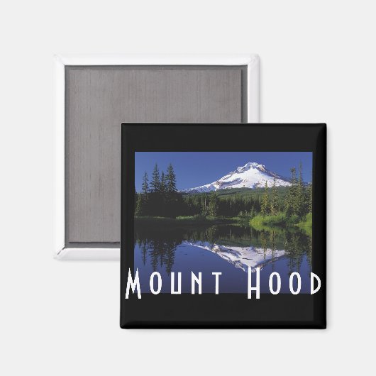 Landschaftliche Berghütte Magnet (Vorderseite/Rückseite)