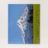 Landschaftliche Berghütte Puzzle (Vertikal)